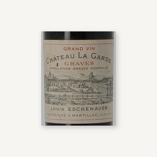Chateau La Garde Graves 1947 AOC 0,75l — etichetta del vino