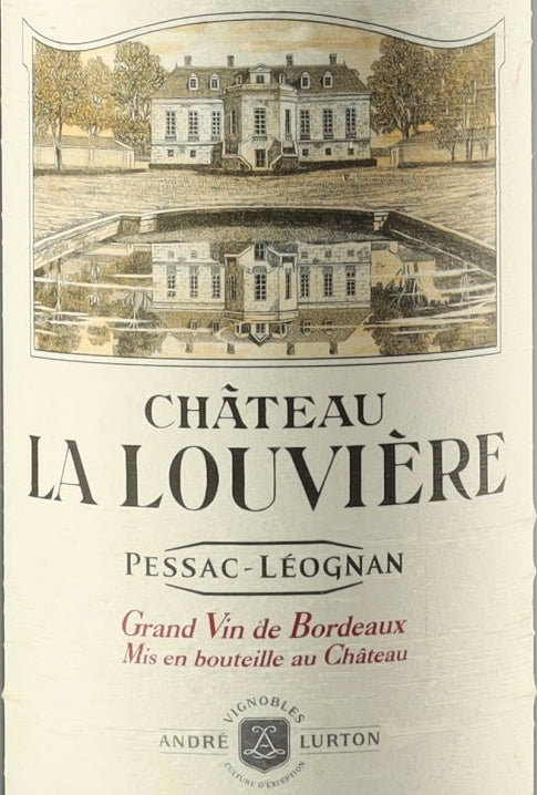 Chateau la Louviere Pessac-Leognan 1994 AOC 0,75l — wine label, illustrative image