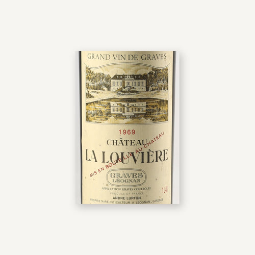 Chateau La Louviere Graves 1969 AOC 1,5l — rótulo do vinho