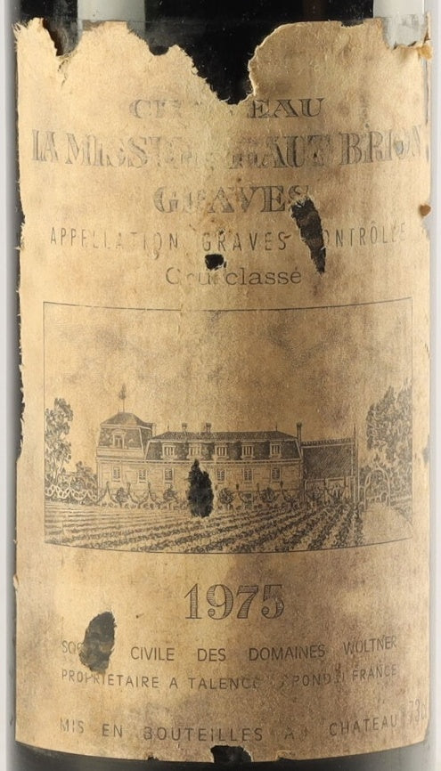 Chateau La Mission Haut-Brion Graves 1975 AOC 0,75l — wijnetiket