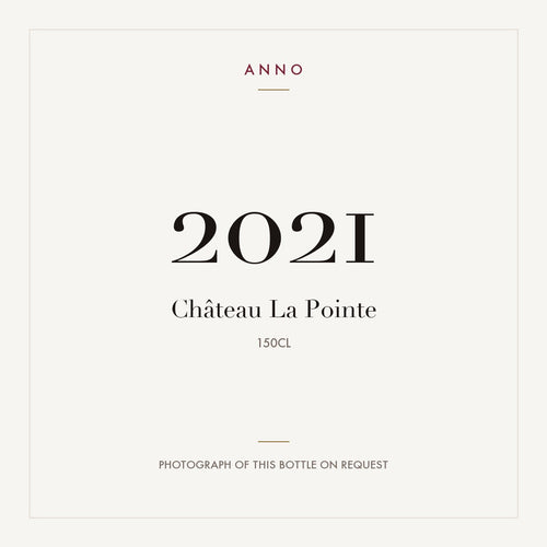 Chateau La Pointe Pomerol 2021 AOC 1,5l — ANNO vintage card; photograph of the actual bottle available on request