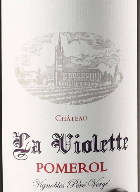 Chateau La Violette Pomerol 2011 AOC 0,75l — этикетка вина, иллюстративное изображение
