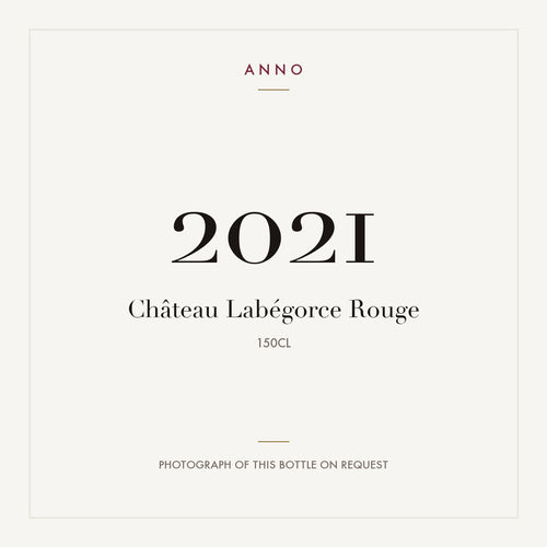 Chateau Labegorce Margaux 2021 AOC 1,5l — ANNO vintage card; photograph of the actual bottle available on request