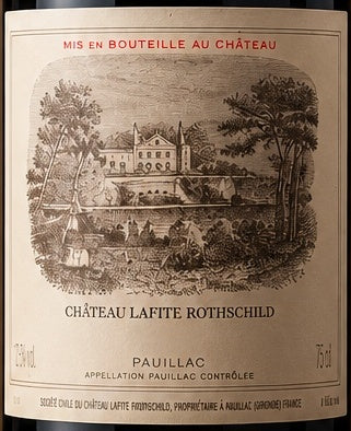 Chateau Lafite Rothschild Pauillac 2008 AOC 0,75l — wine label, illustrative image