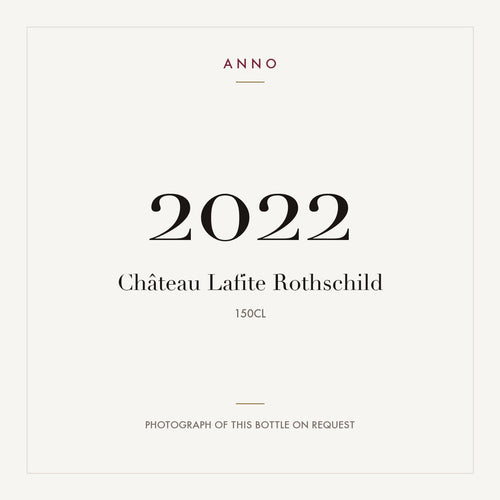 Chateau Lafite Rothschild Pauillac 2022 AOC 1,5l — карточка урожая ANNO; фото настоящей бутылки по запросу