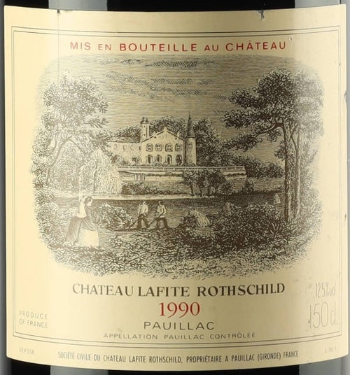 Chateau Lafite Rothschild Pauillac 1990 AOC 1,5l — vinetiket