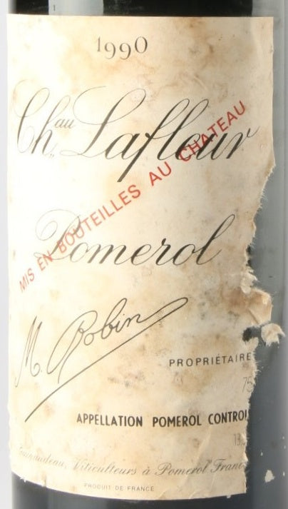 Chateau Lafleur Pomerol 1990 AOC 0,75l — Weinetikett