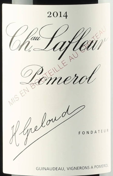 Chateau Lafleur Pomerol 2014 AOC 0,75l — 酒標
