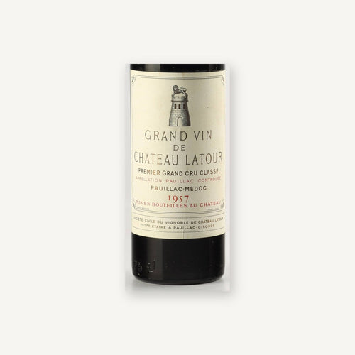 Chateau Latour Pauillac 1957 AOC 0,75l — 酒標