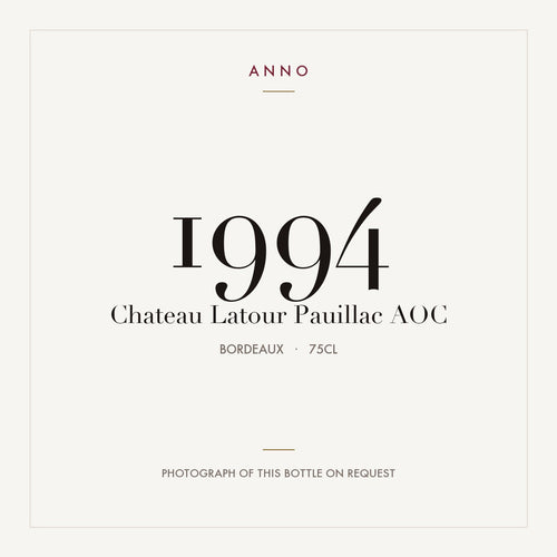 Chateau Latour Pauillac 1994 AOC 0,75l — этикетка вина, иллюстративное изображение