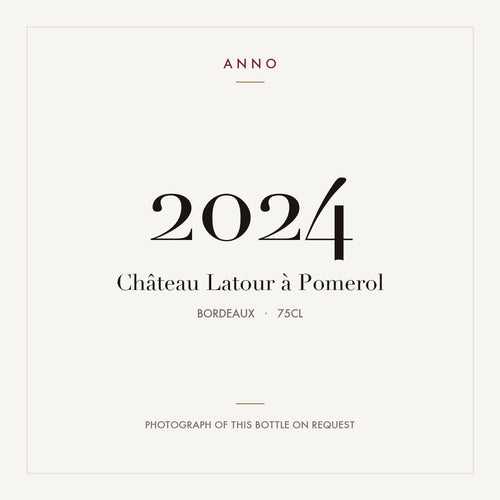 Chateau Latour a Pomerol Pomerol 2024 AOC 0,75l — ANNO vintage card; photograph of the actual bottle available on request