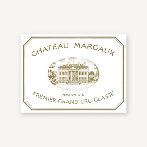 Chateau Margaux Margaux 1985 AOC 0,75l — wine label, illustrative image