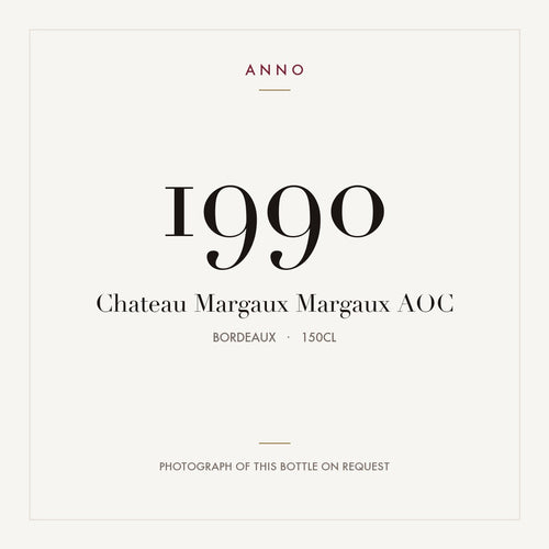Chateau Margaux Margaux 1990 AOC 1,5l, 波爾多 — ANNO 年份卡;實際酒瓶照片可應要求提供