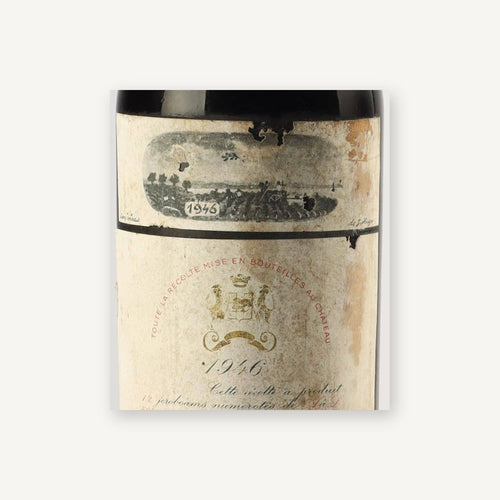 Chateau Mouton Rothschild Pauillac 1946 AOC 0,75l — etichetta del vino