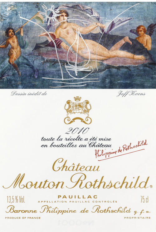 Chateau Mouton Rothschild Pauillac 2010 AOC 0,75l — Weinetikett
