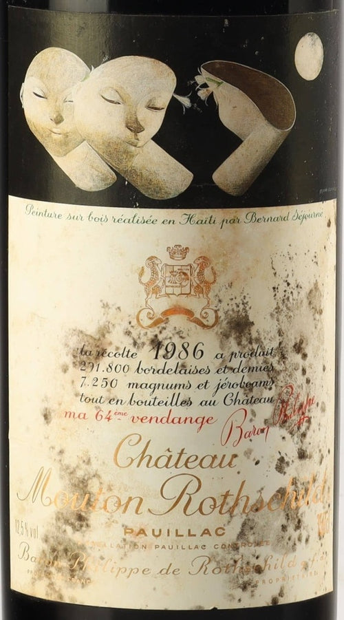 Chateau Mouton Rothschild Pauillac 1986 AOC 1,5l — этикетка вина