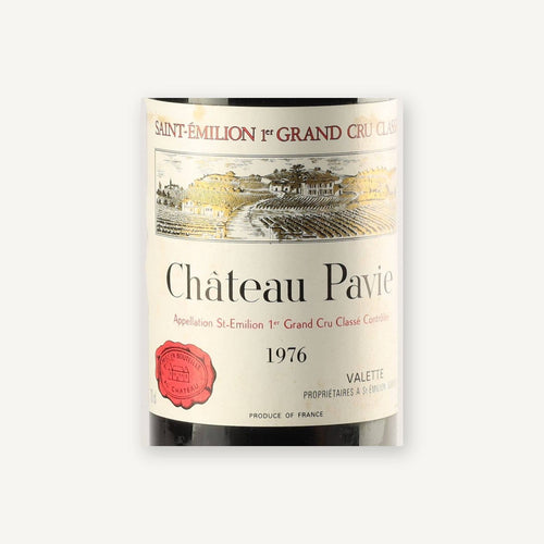Chateau Pavie Saint-Emilion 1976 AOC 0,75l — étiquette du vin