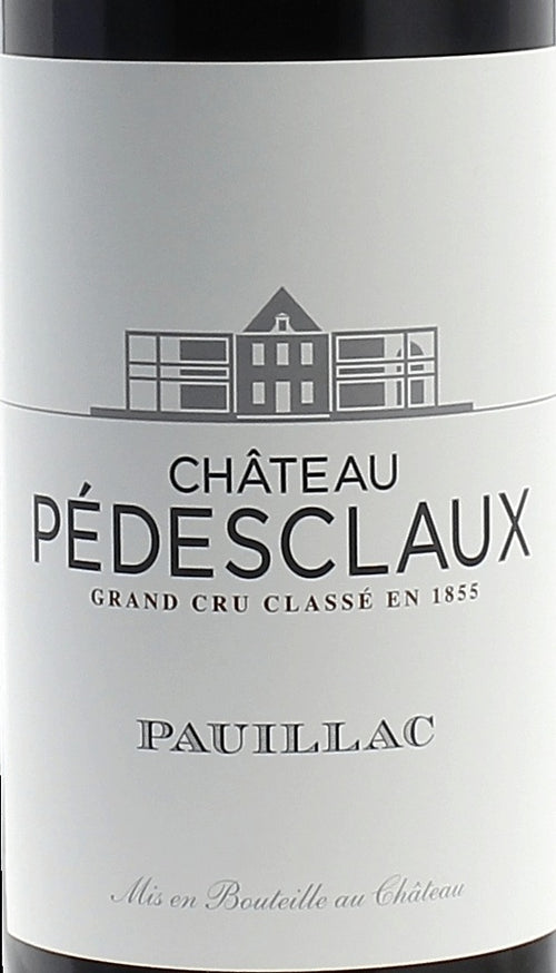 Chateau Pedesclaux Pauillac 1987 AOC 0,75l — etiqueta del vino, imagen ilustrativa