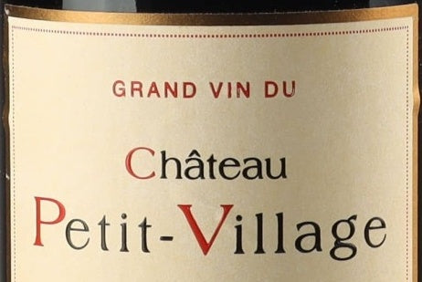 Chateau Petit-Village Pomerol 2015 AOC 0,75l — étiquette du vin, image indicative