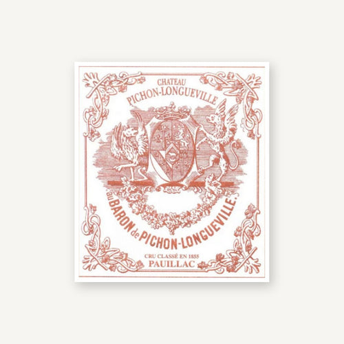 Chateau Pichon Longueville Baron Pauillac 2007 AOC 15l — vinetiket, illustrativt billede