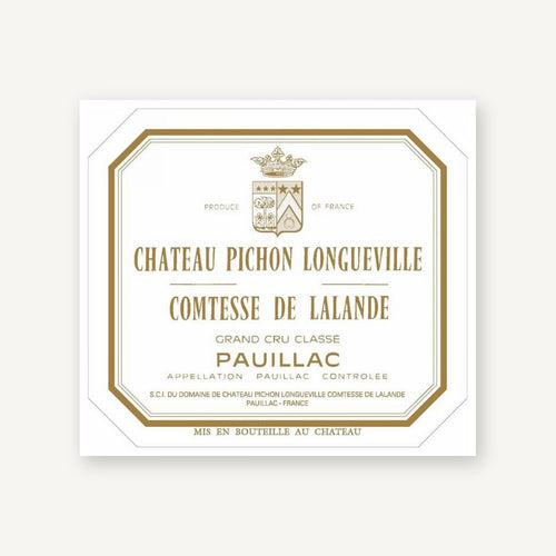 Chateau Pichon Longueville Comtesse de Lalande Pauillac 1979 AOC 0,75l — 酒標