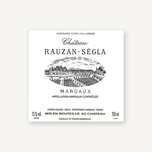 Chateau Rauzan-Segla Margaux 2015 AOC 6l — wijnetiket, illustratieve afbeelding