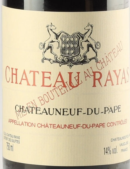 Chateau Rayas Chateauneuf-du-Pape 2009 AOC 0,75l — etichetta del vino