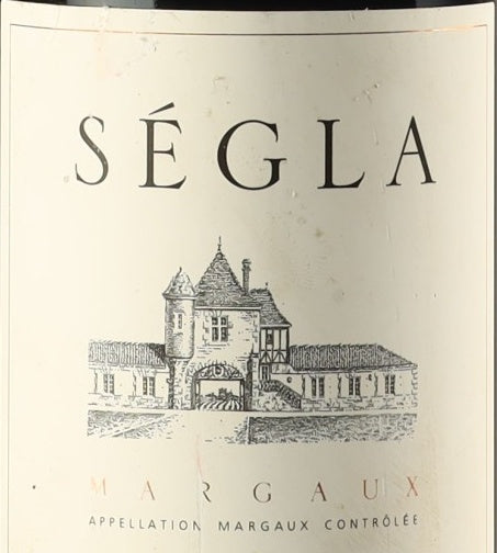 Chateau Segla Margaux AOC — wine label, illustrative image