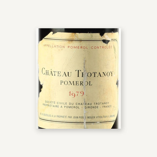 Chateau Trotanoy Pomerol 1979 AOC 0,75l — 酒標