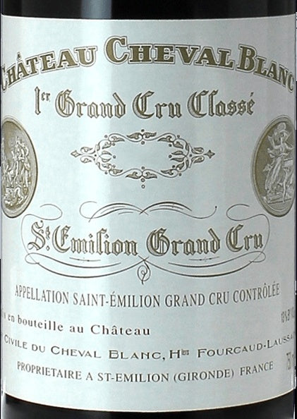 Cheval Blanc Saint-Emilion 2009 AOC 0,75l — etiqueta del vino, imagen ilustrativa