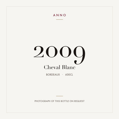 Cheval Blanc 2009 6l — card dell'annata ANNO; foto della bottiglia reale disponibile su richiesta