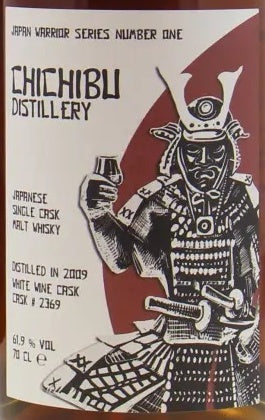 Chichibu Japan Warrior Series Number 1 2009 0,7l from Japan — ANNO vintage card; photograph of the actual bottle available on request