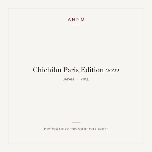 Chichibu Paris Edition 2022 0,7l from Japan — ANNO vintage card; photograph of the actual bottle available on request