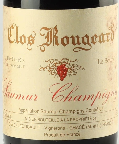 Clos Rougeard Saumur-Champigny Le Bourg 1990 AOC 0,75l — wine label