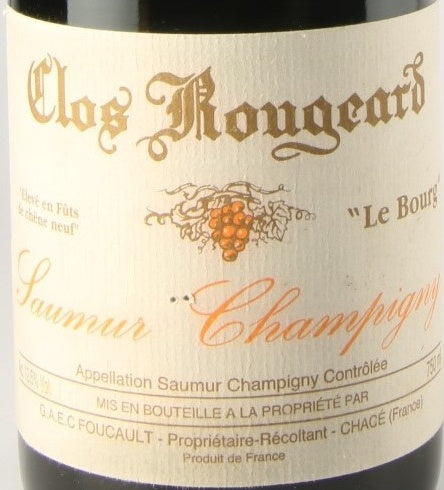 Clos Rougeard Saumur-Champigny Le Bourg 1997 AOC 0,75l — wine label