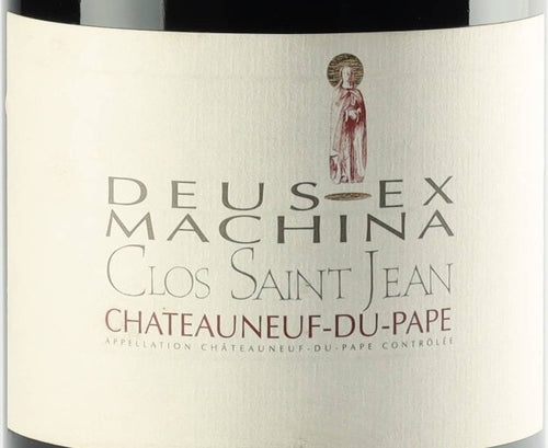 Clos Saint Jean Chateauneuf-du-Pape Deus Ex Machina 2010 AOC 1,5l — wine label
