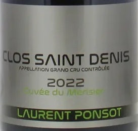 Laurent Ponsot Clos Saint-Denis Grand Cru Cuvee du Merisier 2022 AOC 0,75l — Weinetikett