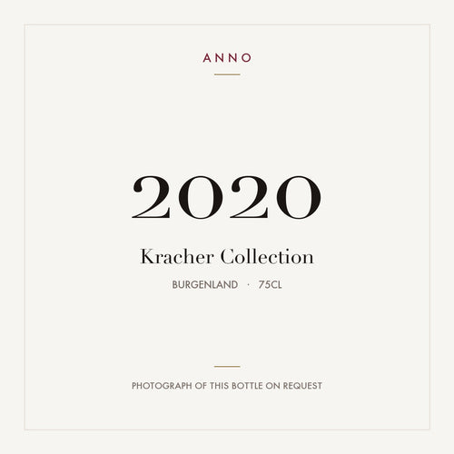 Kracher Collection 2020 0,75l from Burgenland — ANNO vintage card; photograph of the actual bottle available on request