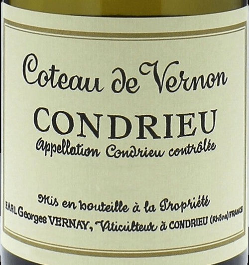 Georges Vernay Condrieu Coteau de Vernon AOC — wine label, illustrative image