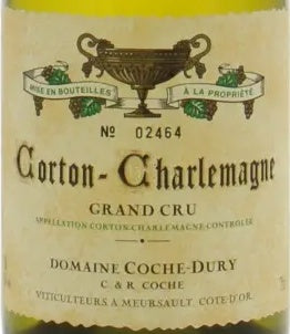 Coche-Dury Corton-Charlemagne Grand Cru 2013 AOC 0,75l from Burgundy — ANNO vintage card; photograph of the actual bottle available on request
