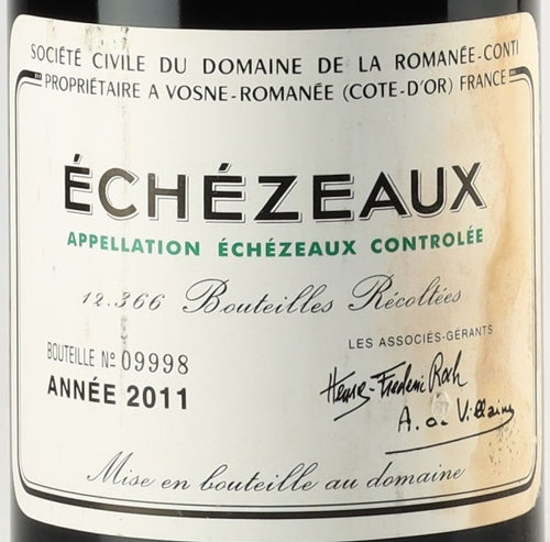 Domaine de la Romanee Conti Echezeaux 2011 — etichetta del vino
