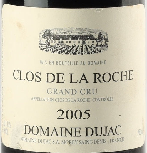 Domaine Dujac Clos de la Roche 2005 0,75l — etiqueta del vino