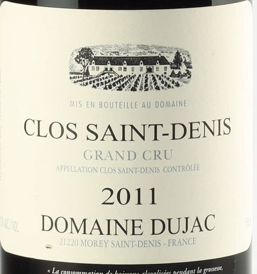 Domaine Dujac Clos Saint Denis 2011 0,75l — etichetta del vino