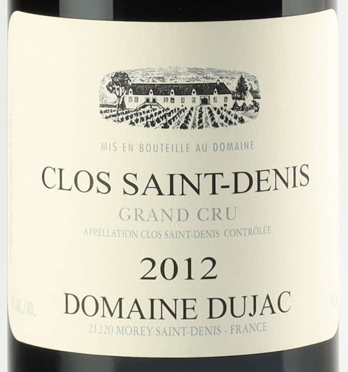 Domaine Dujac Clos Saint Denis 2012 0,75l — wine label