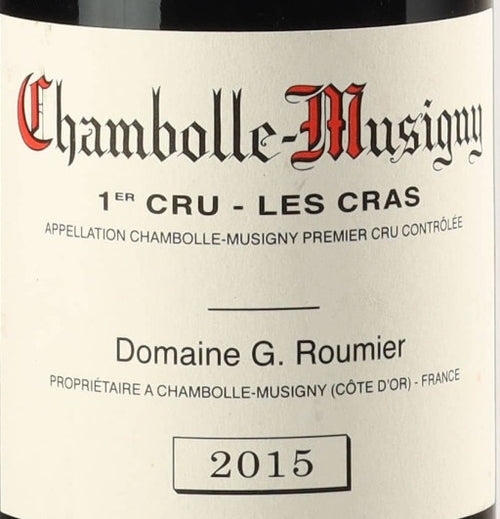 Domaine Georges Roumier Les Cras 2015 AOC 0,75l — Weinetikett
