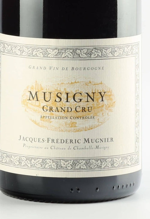 Domaine Jacques Frederic Mugnier Musigny Grand Cru 2012 0,75l — ANNO vintage card; photograph of the actual bottle available on request
