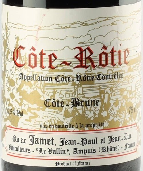 Domaine Jamet Cote-Rotie Cote Brune 1994 AOC 0,75l — wine label