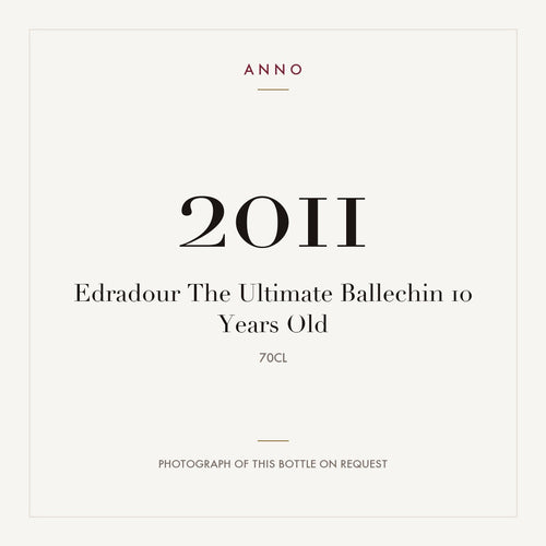 Edradour Ballechin 10 Years Old 2011 0,7l — ANNO-årgangskort; foto af den faktiske flaske på forespørgsel