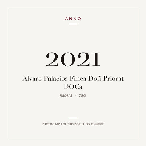 Alvaro Palacios Finca Dofi Priorat 2021 DOCa 0,75l from Priorat — ANNO vintage card; photograph of the actual bottle available on request