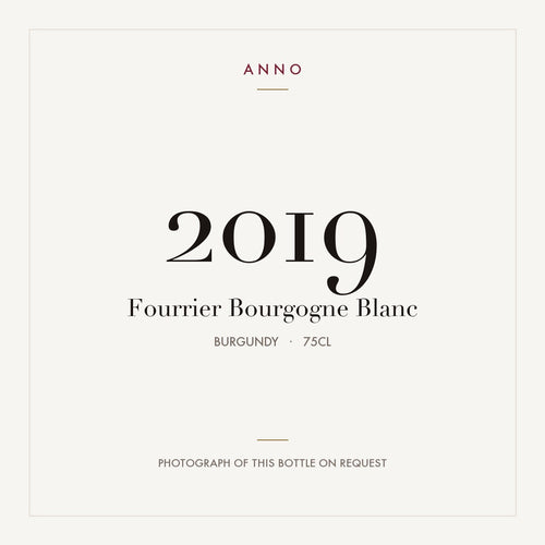 Fourrier Bourgogne Blanc 2019 0,75l from Burgundy — ANNO vintage card; photograph of the actual bottle available on request